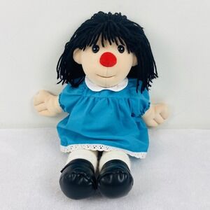 Big Comfy Couch Molly Doll Plush Stuffed Soft Toy 17" Blue Dress Vintage 1995